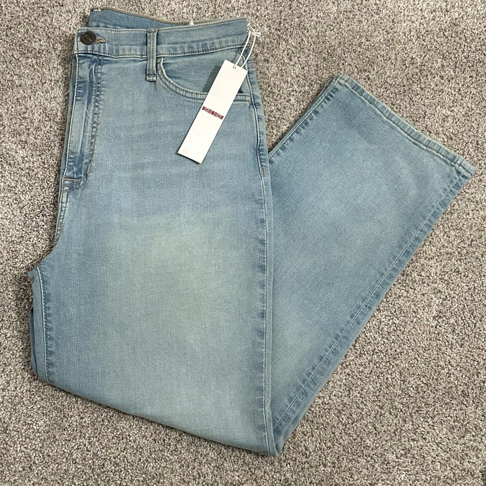 Hudson Noa Light Blue crop Denim Jeans